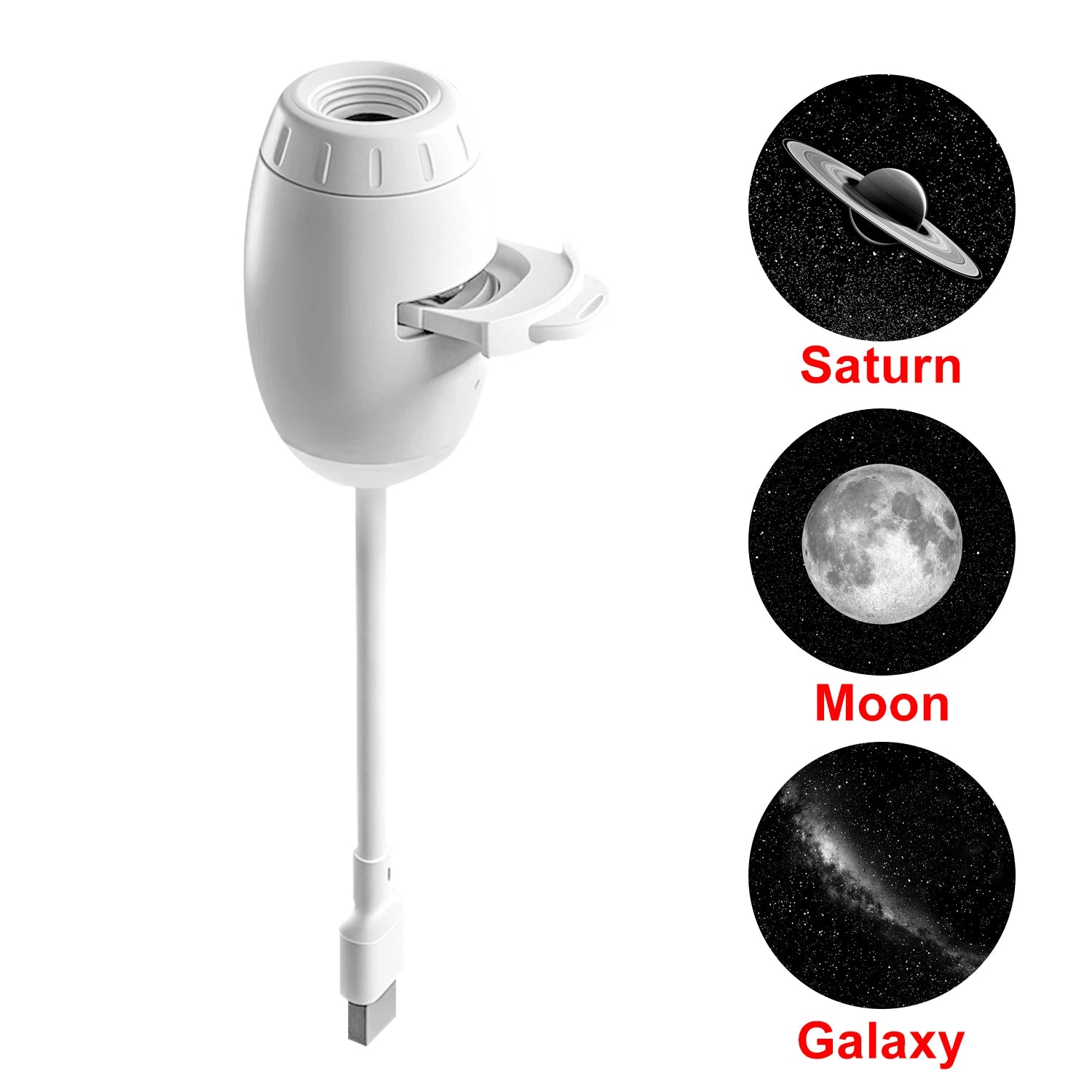 Mini Galaxy Star Projector Two in One Night Light Home Background Atmosphere Light Bedroom Car Decoration Children'S Gift